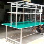 pembuatan meja produksi - meja operator pabrik - meja kerja produksi