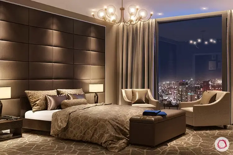 Desain rumah dengan Kamar Tidur Bergaya Hotel