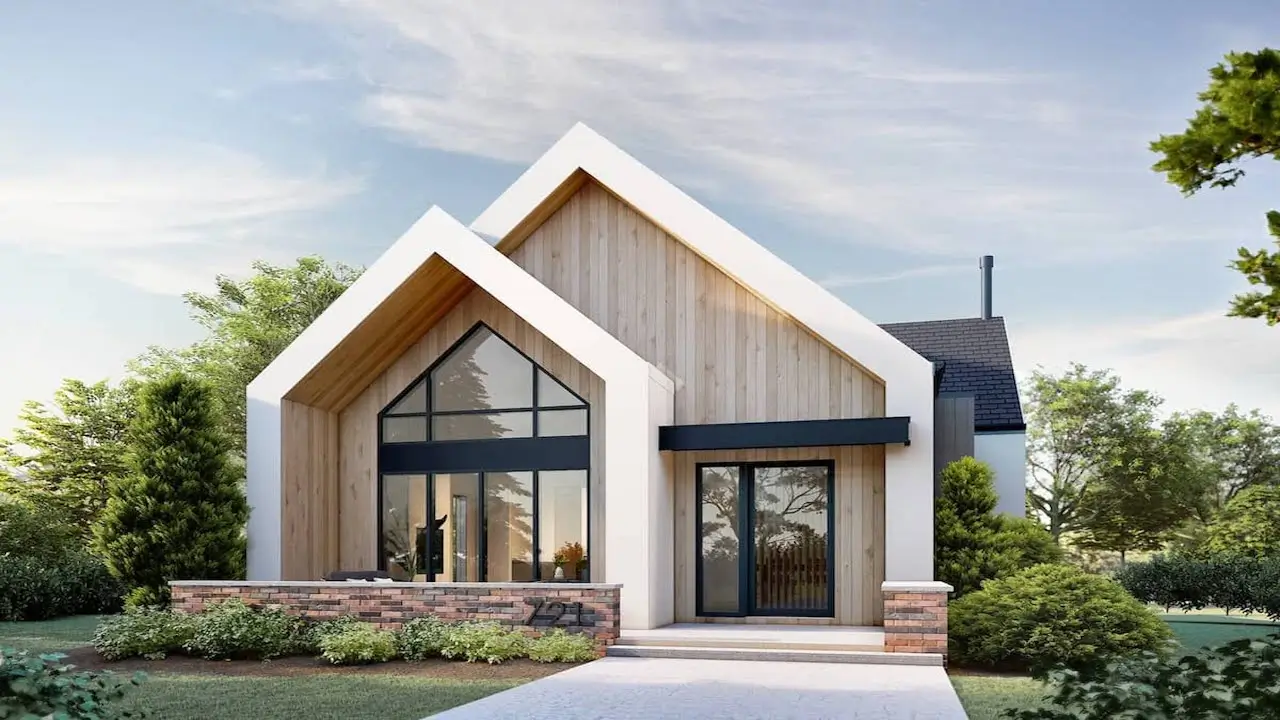 desain rumah tipe Scandinavian