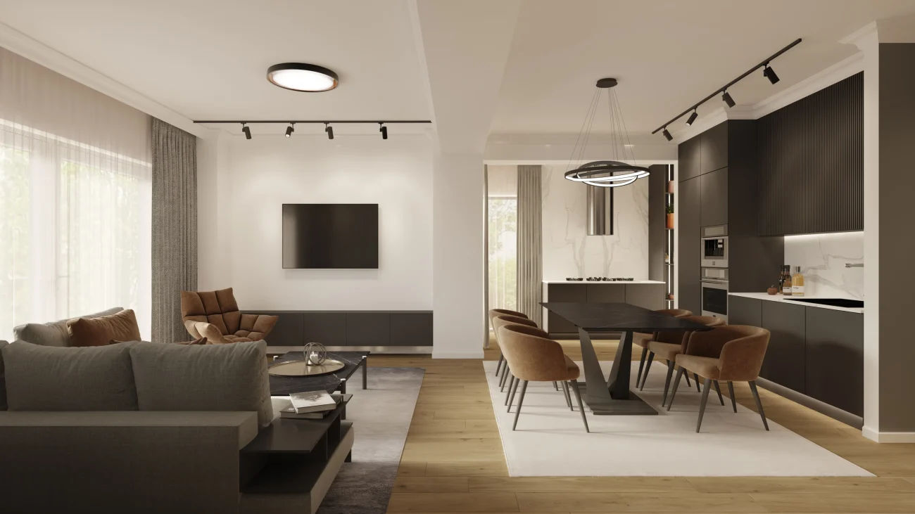 ide desain rumah konsep open space living