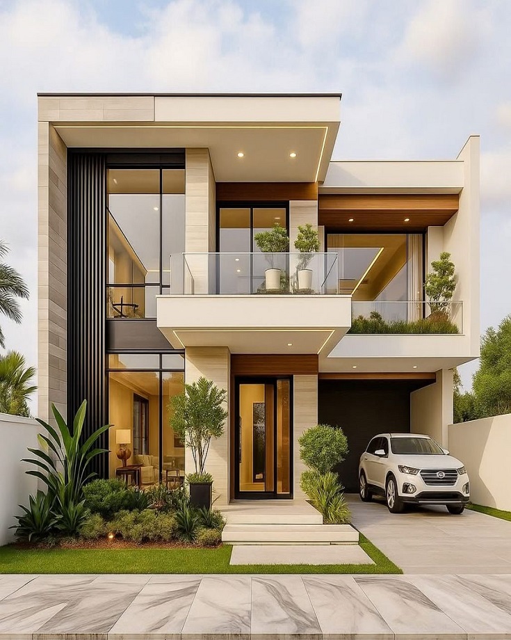 Inspirasi Desain Rumah 2 Lantai Elegan