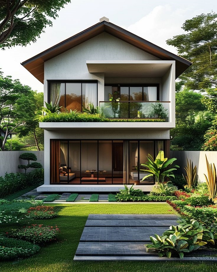 Inspirasi Desain Rumah Tropis