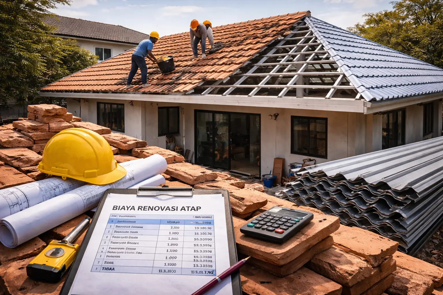 Biaya Renovasi Atap Rumah