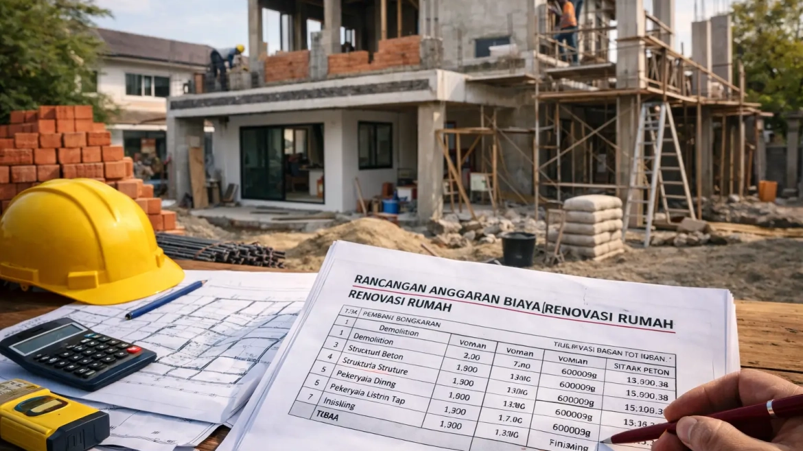 Rancangan Anggaran Biaya Renovasi Rumah: Contoh RAB