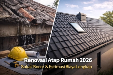 Renovasi Atap Rumah: Solusi Mengatasi Bocor