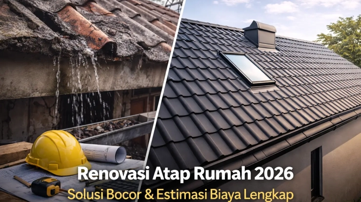 Renovasi Atap Rumah: Solusi Mengatasi Bocor