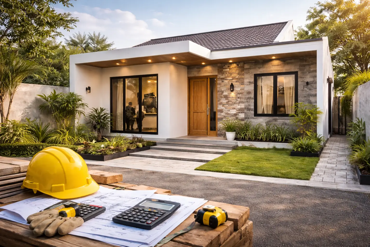 Renovasi Rumah Bagian Depan Inspirasi Desain Fasad Modern