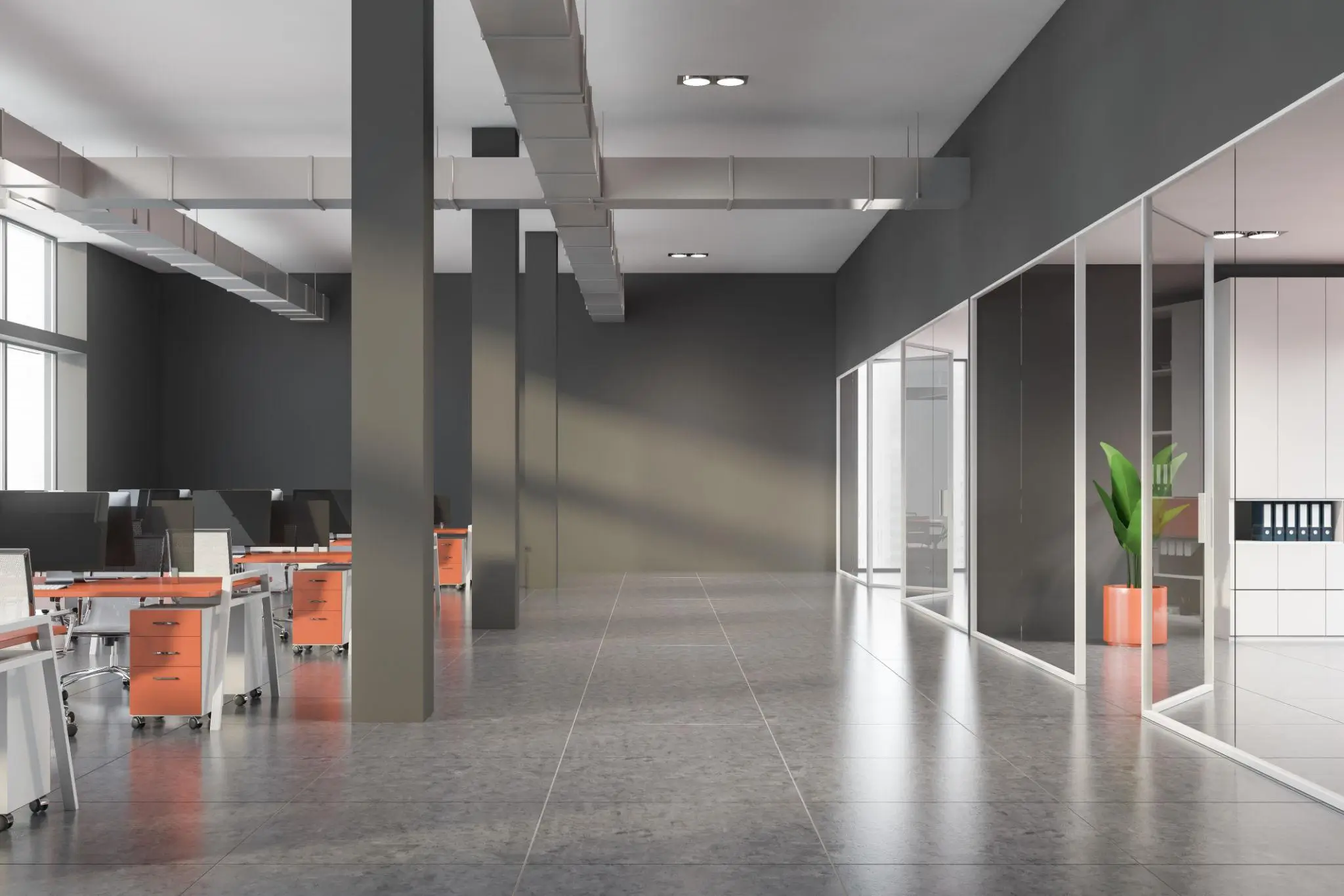 Warna Cat Kantor Abu-Abu Modern – Elegan & Netral