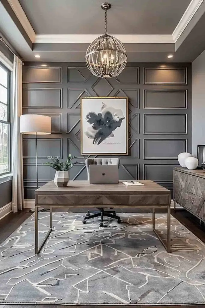 Warna Cat Kantor dengan Kombinasi Warna Aksen (Accent Wall)