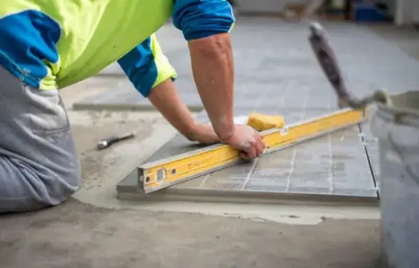 proses pasang granit