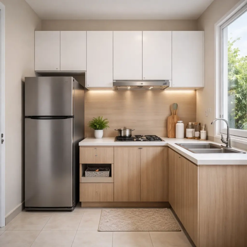 Dapur modern dengan desain minimalis