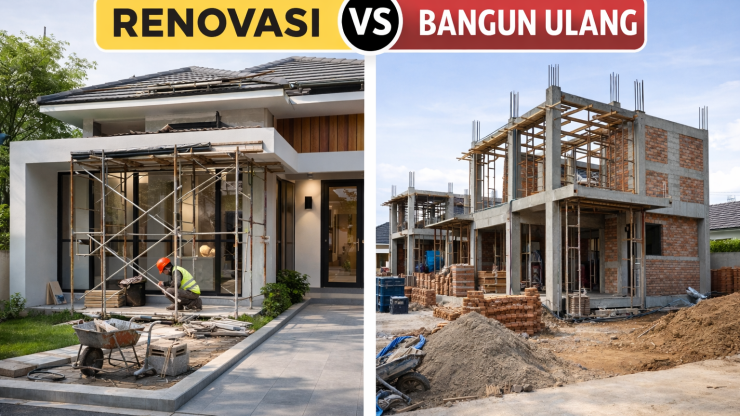 Perbedaan Renovasi dan Bangun Ulang: Mana Lebih Hemat?