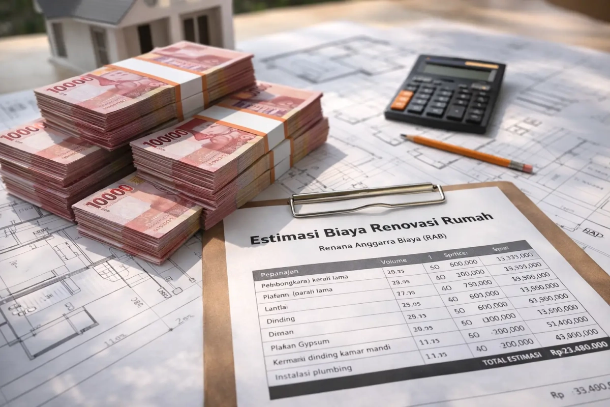 Simulasi RAB Renovasi Rumah Sederhana