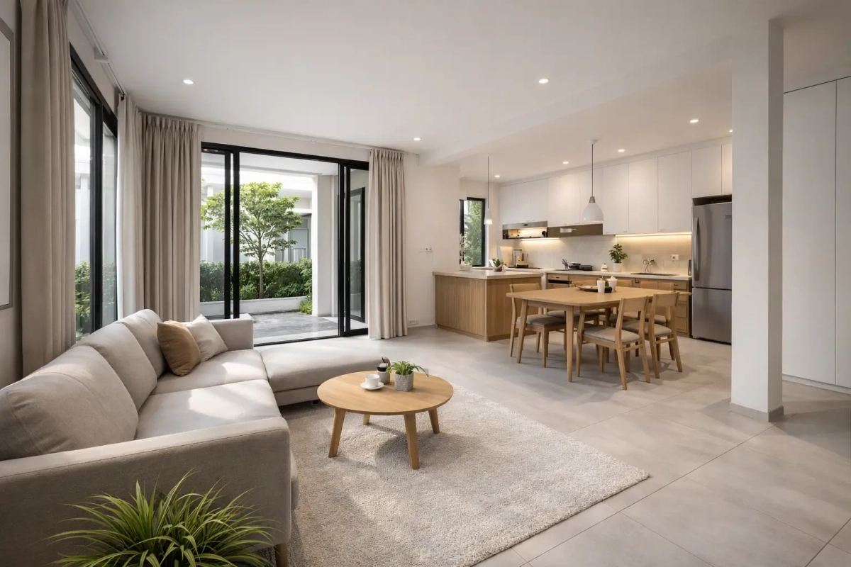 interior rumah minimalis modern setelah renovasi