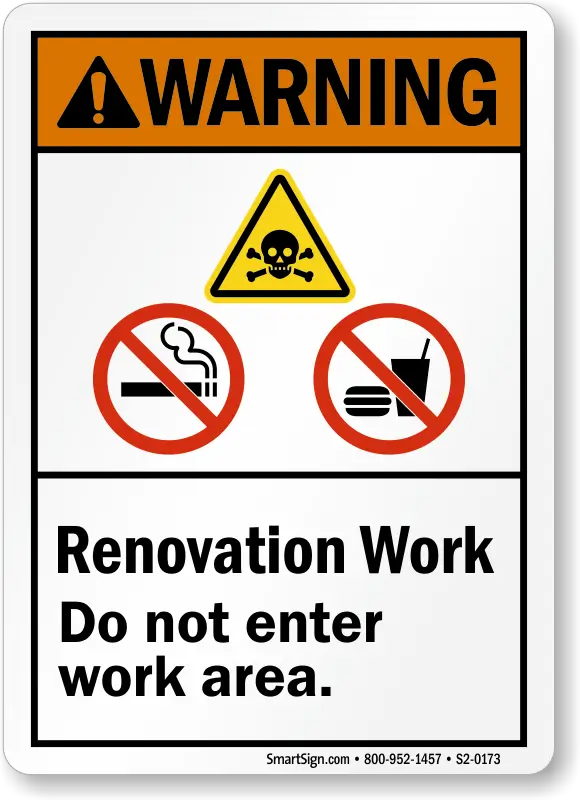 pengamanan area kerja renovasi kantor sesuai standar K3