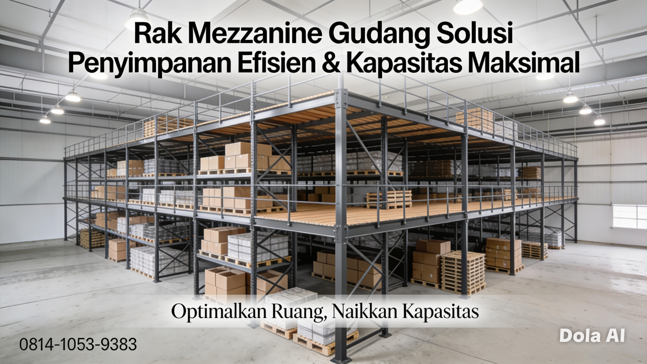 Rak Mezzanine Gudang Solusi Penyimpanan Efisien & Kapasitas Maksimal