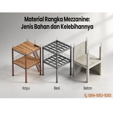 Material Rangka Mezzanine: Jenis Bahan dan Kelebihannya