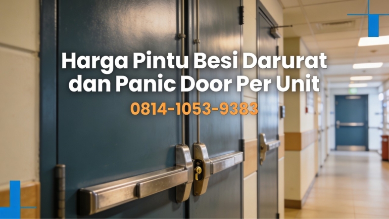 Harga Pintu Besi Darurat dan Panic Door Per Unit