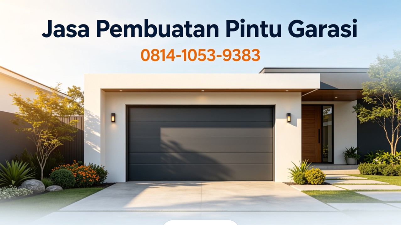Jasa Pembuatan Pintu Garasi Geser, Lipat, dan Buka Biasa