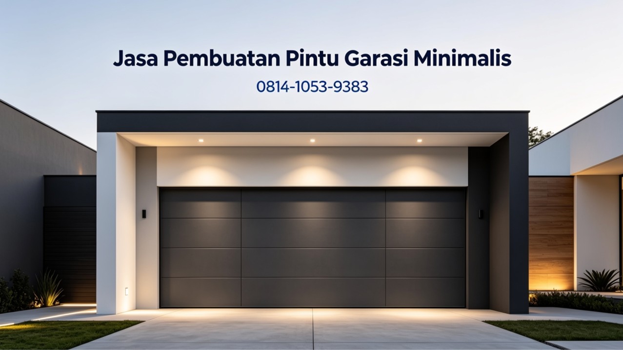 Jasa Pembuatan Pintu Garasi Minimalis