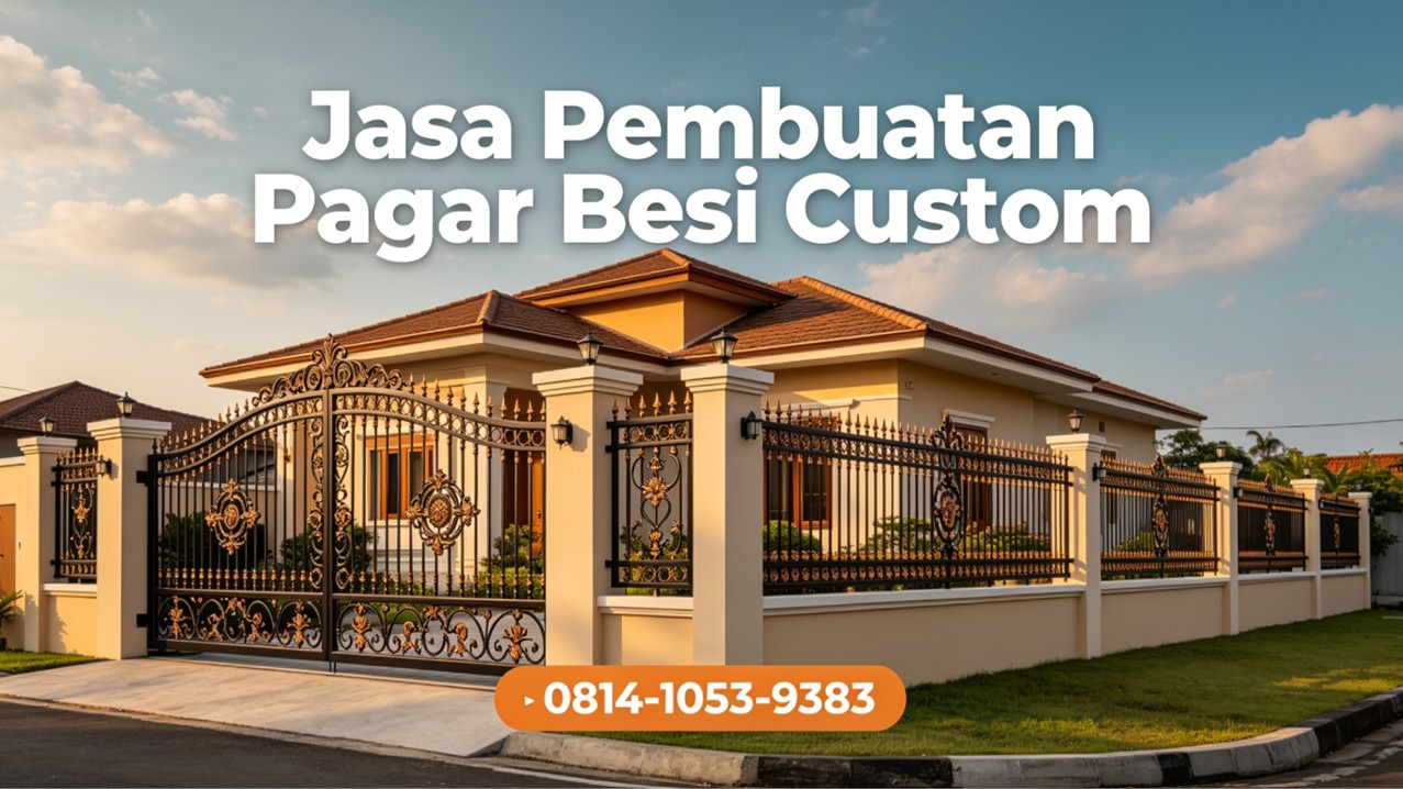 Jasa Pembuatan Pagar Besi Custom