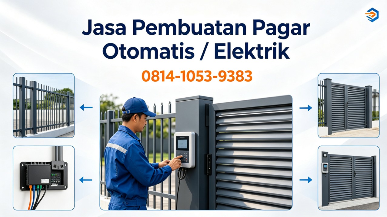 Jasa Pembuatan Pagar Otomatis / Elektrik