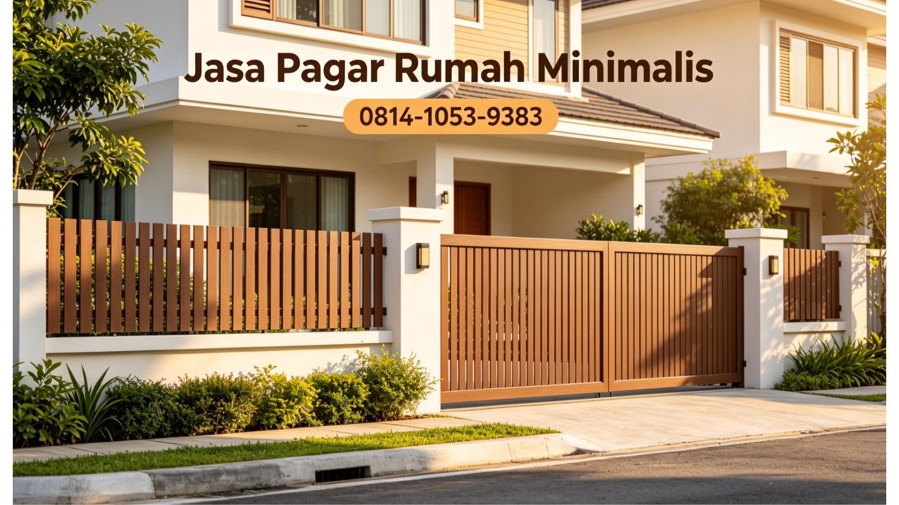 Jasa Pagar Rumah Minimalis