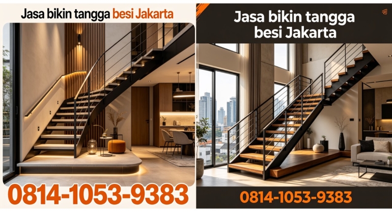 Jasa bikin tangga besi Jakarta