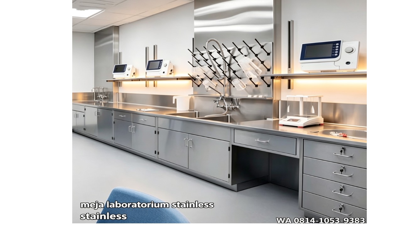 Meja Laboratorium Stainless Steel