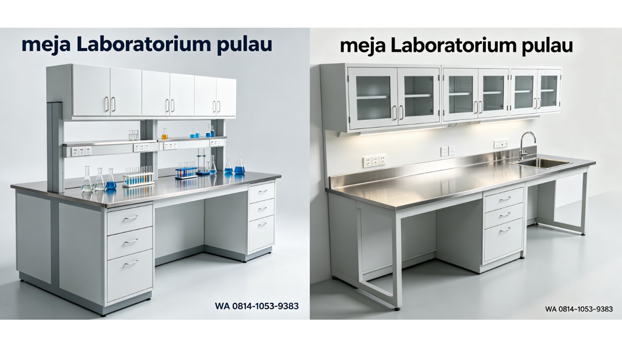 Meja Laboratorium Custom